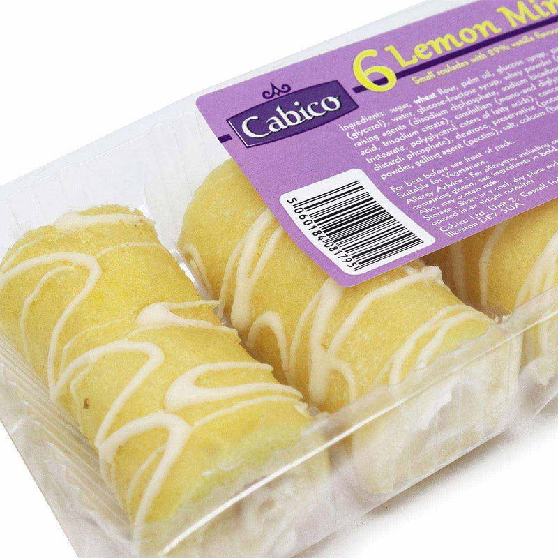 Cabico 6 Lemon Mini Rolls 150g