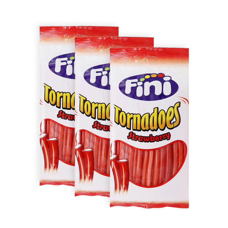 Fini Tornadoes Strawberry Pencil Candy