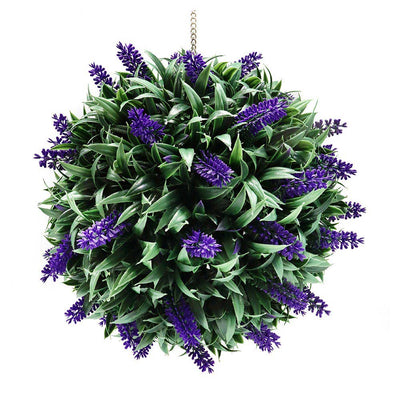 Large Haning Artificial Lavender Ball