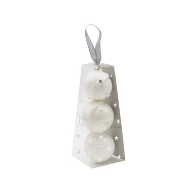 Sparkling Scented Bath Fizzers Silver