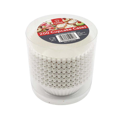 White Cupcake Cases 200 Pack