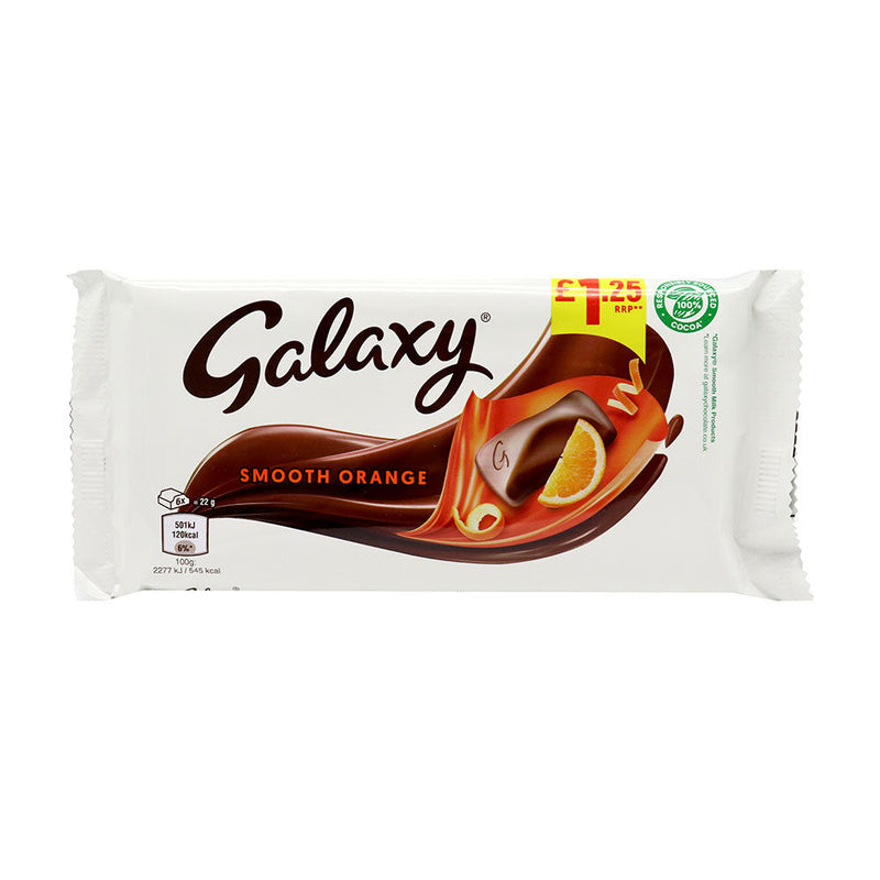 Galaxy Smooth Orange Milk Chocolate Bar x 3PK