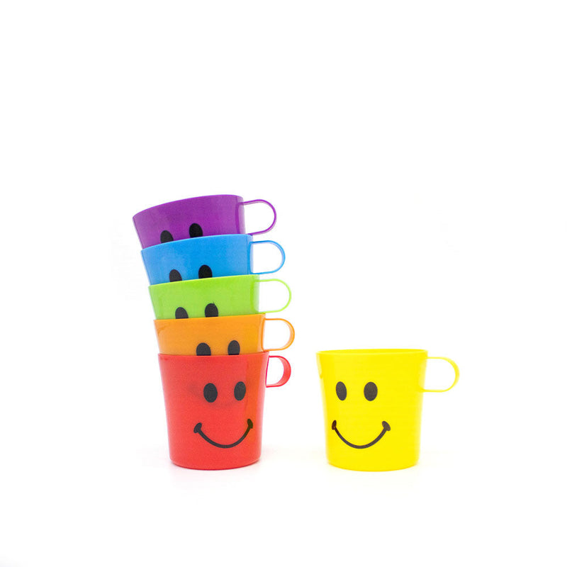 Smiley Plastic Cup 6PK