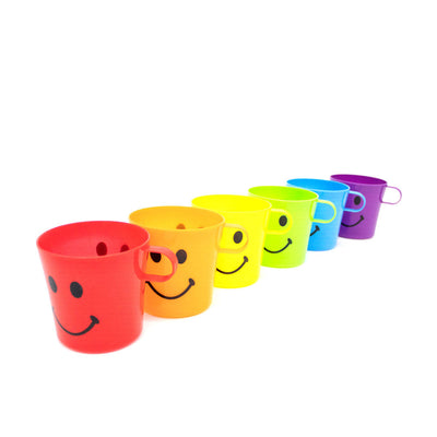 Smiley Plastic Cup 6PK