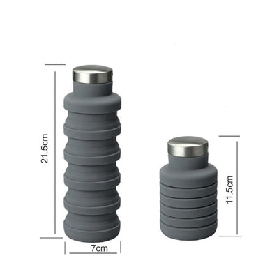 Collapsible Silicone Travel Water Bottle 500ML