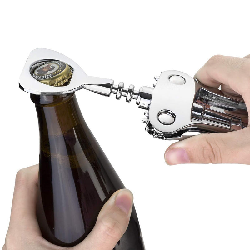 Multifunctional Spiral Corks and Caps Bottle Opener